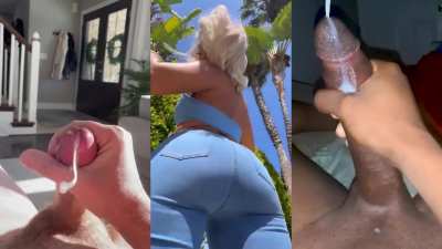 Meg Thee Stallion twerks for two cocks