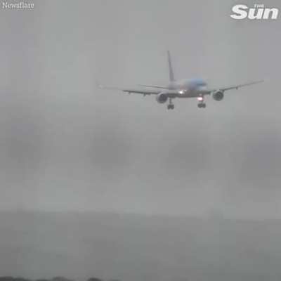 Pilot lands plane sideways in heavy crosswinds at Bristol Airport