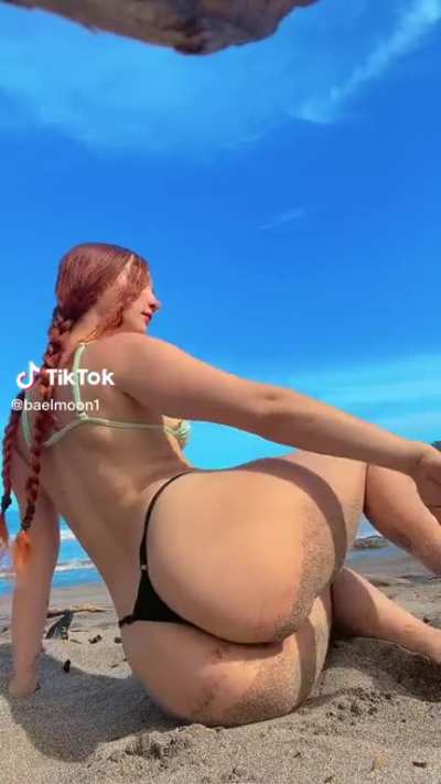 butt cheeks &amp;amp; beach sand perfect combo