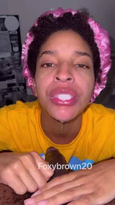 I love sucking cum out of cock