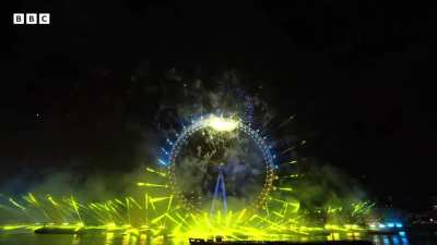 London's New Year's Eve celebration pays tribute to Ukraine. Featuring Ukraine&rsquo;s winning Eurovision Song Contest artist Kalush Orchestra.
