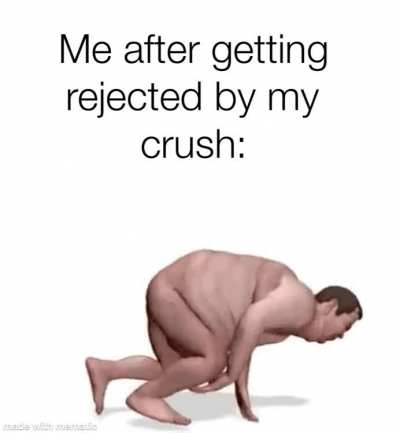 Depressed male leaves