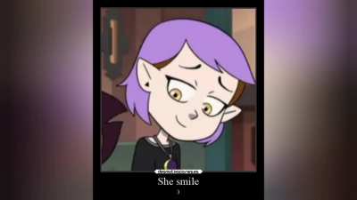 She smile :)