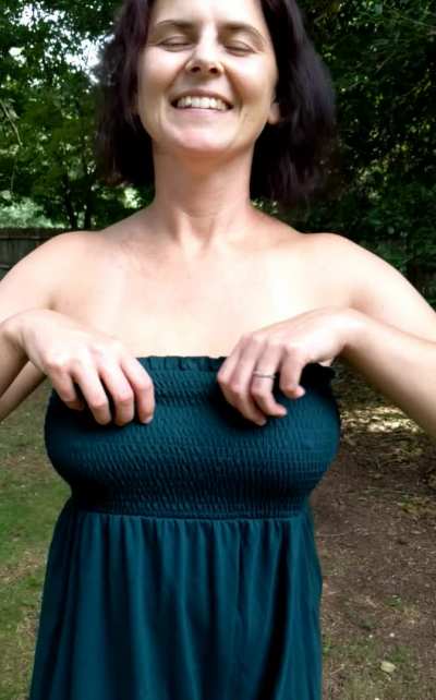 EmmaStrawberrie wants to know How her boobs are for being 38yo