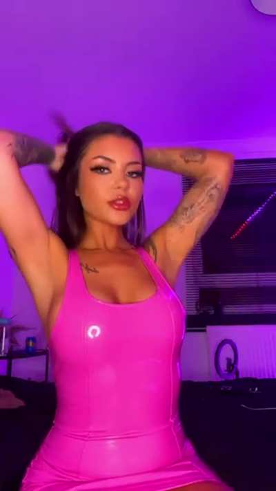 Cum on my pink pvc