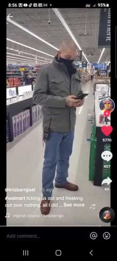 Chad who has obviously fucked with Walmart workers in the past is shocked when they refuse service