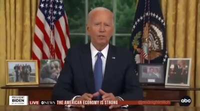 Wow. Biden address the dip.