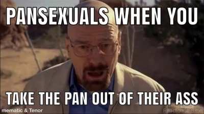 Pans in the ass of pansexuals