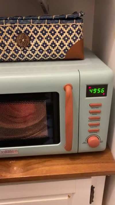 Got my dream microwave. Plugged it and.... it&rsquo;s possessed.