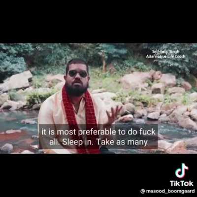 Focus on what's important. Wisdom from Self-help Singh: