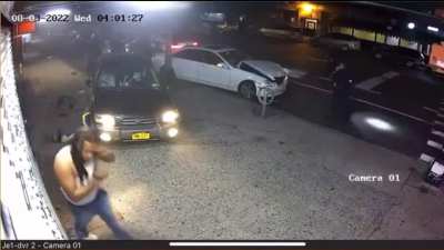 Two Pedestrians Fatally Struck by Cars from a Collision Involving Two Vehicles in NYC
