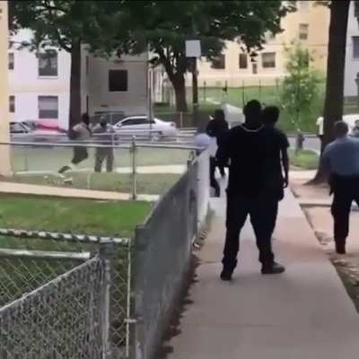 Guy Outruns Cops Mario Style