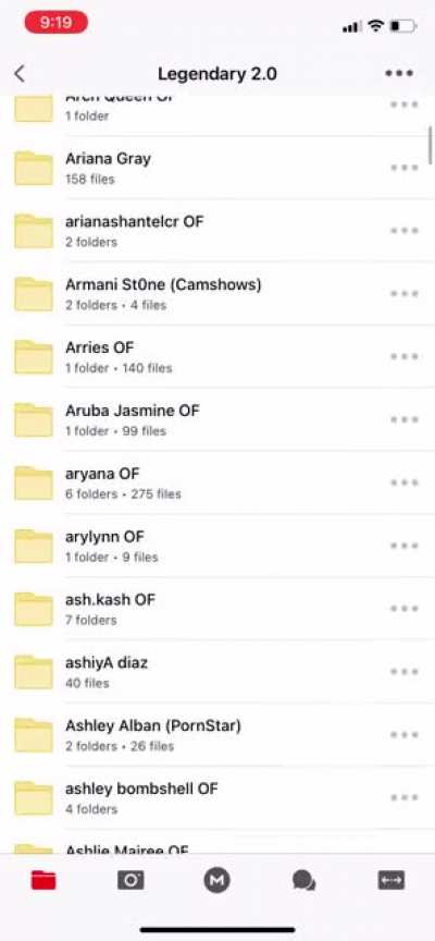 Mega folder with 919 different onlyfans girls text me to see more $