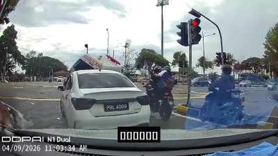 The victim of a car accident was on the way to the hospital when they got in another accident
