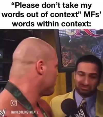 But it was satire 
