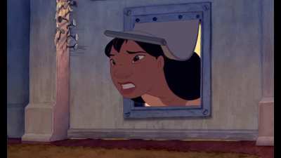 Lilo had a dream she was flying over all of us