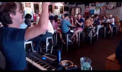 Live music they said