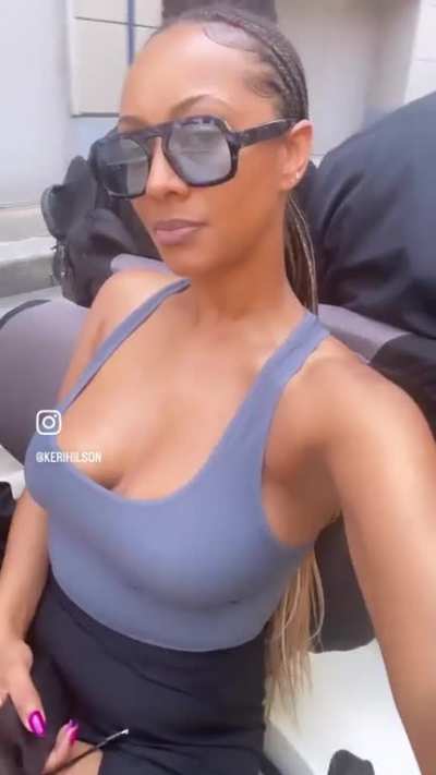 No bra, bumpy roads