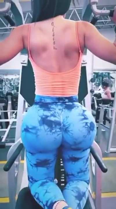 "I don't need to go to the gym. I just like to so the other girls can see what their competition is ."
