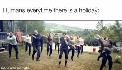 Dance and feast till the holiday ends