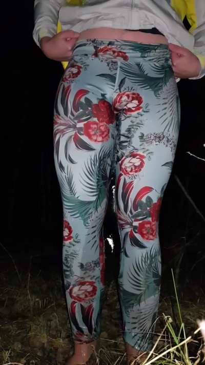 pissed myself in the forest