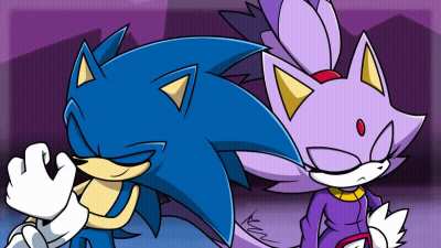 Breaking news: Two eggheads kidnapped a certain young rabbit, fox and raccoon. Now they're about to have a "superbly burning time", courtesy of Sonic and Blaze. By @Keaton_756