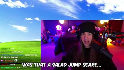 Was that a salad jumpscare?
