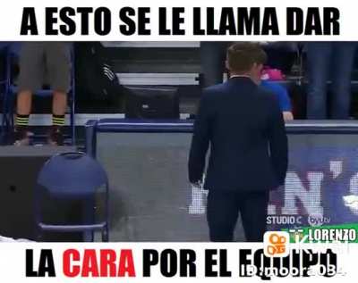 Hay que dar la cara por el equipo 😎😎