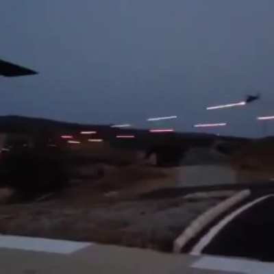 Turkish Atak T-129 helicopter shooting test.
