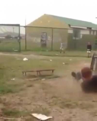 The sound when hit hits then dirt&hellip;