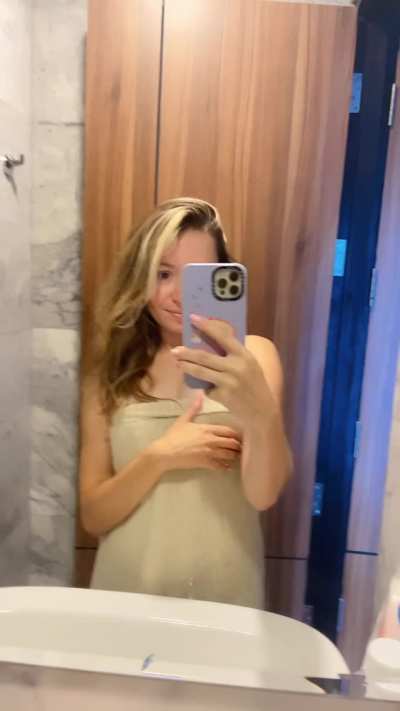 just challenge in bathroom