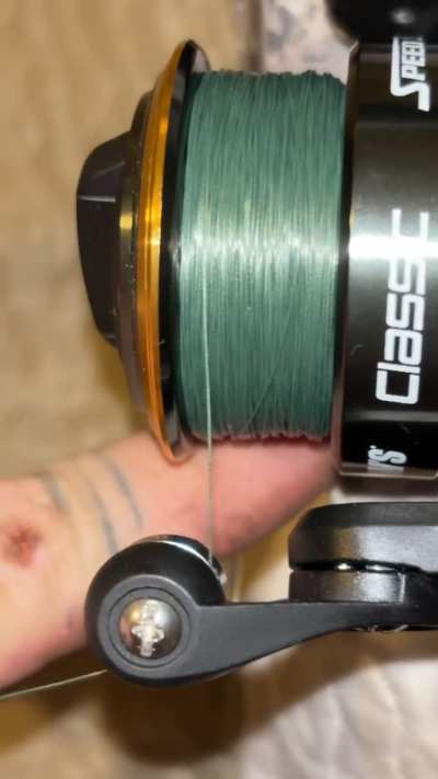 First time putting new line on a rod, how did I do?