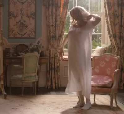 See-through boobs in a gown - from a deleted scene in Emma
