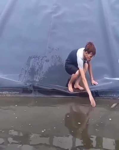 It’s just a small snake...