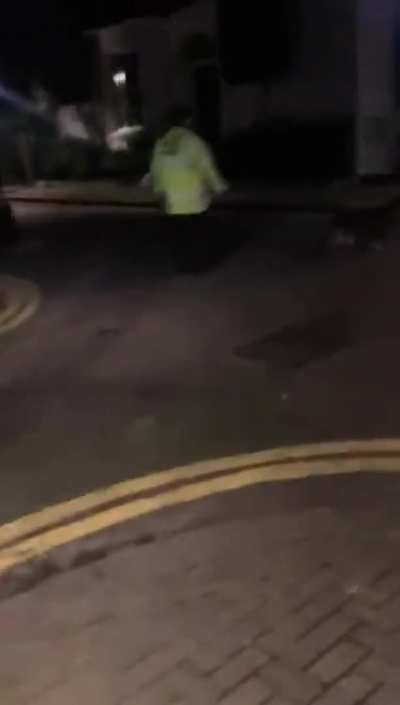 British Indian giving BJ in public