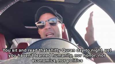 Iranian man uses some colorful language to send a message to the Mullahs in Iran (First video from this legend) [With English Subtitles]
