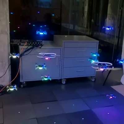 Engineers at Caltech have designed a new data-driven method to control the movement of multiple robots through cluttered, unmapped spaces, so they do not run into one another.