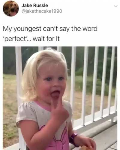 HMJB while i try to say perfect