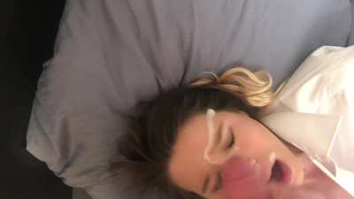 His Load Triggers Her Earthquake Orgasm... Very Hot.