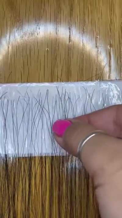A hair line.