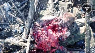 Russian soldier attacked by drone with still beating heart in the area of ​​Sokil village, Donetsk region on 06.18.24.