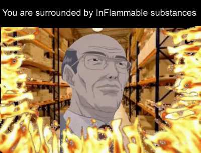 What ??! Inflammable means flammable ??