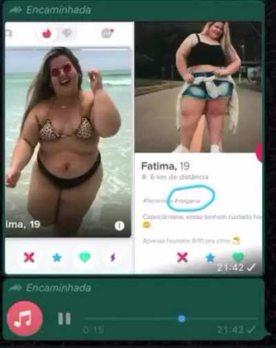 Vegana n&atilde;o praticante
