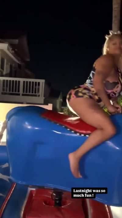 Lavish riding the bull