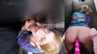 Blonde Slut at the Glory Hole
