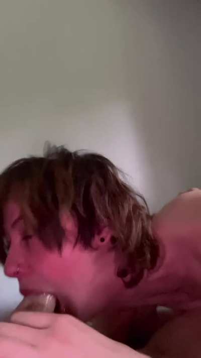 [OC] cum watch her be a good girl for me, letting me destroy her throat👅🤤