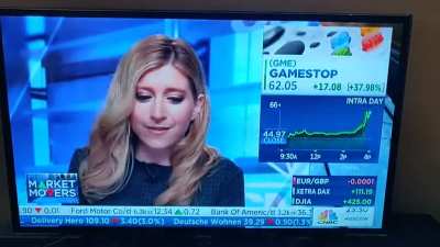 GME up 37% "I'm not sure I can take it again"