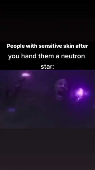 "your skin is so sensitive hahaha"