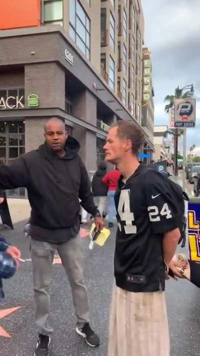 Dude spits on a homeless man&rsquo;s face and then throws a lit cigarette at him