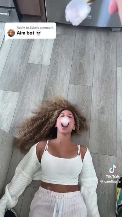 Right in the kisser